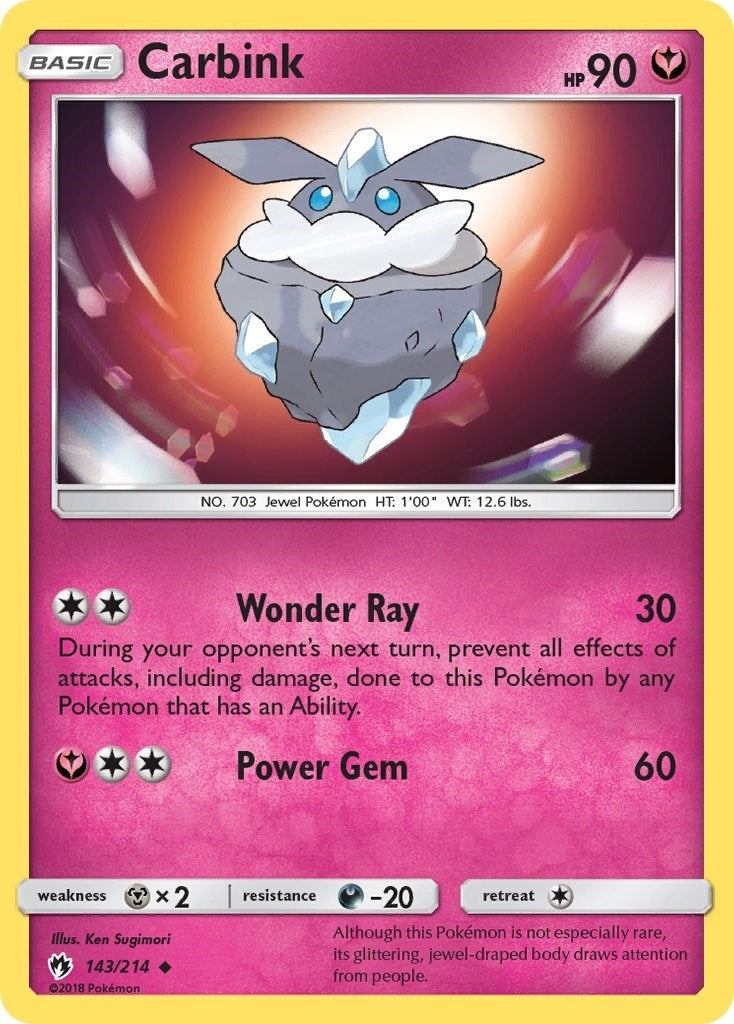 Image for Carbink (143) (143/214) (SM - Lost Thunder) (SM8) - Pokemon