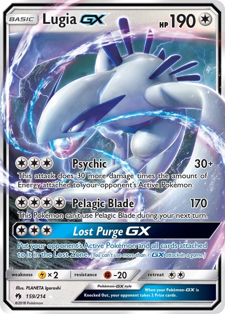 Image for Lugia GX (159/214) (SM - Lost Thunder) (SM8) - Pokemon