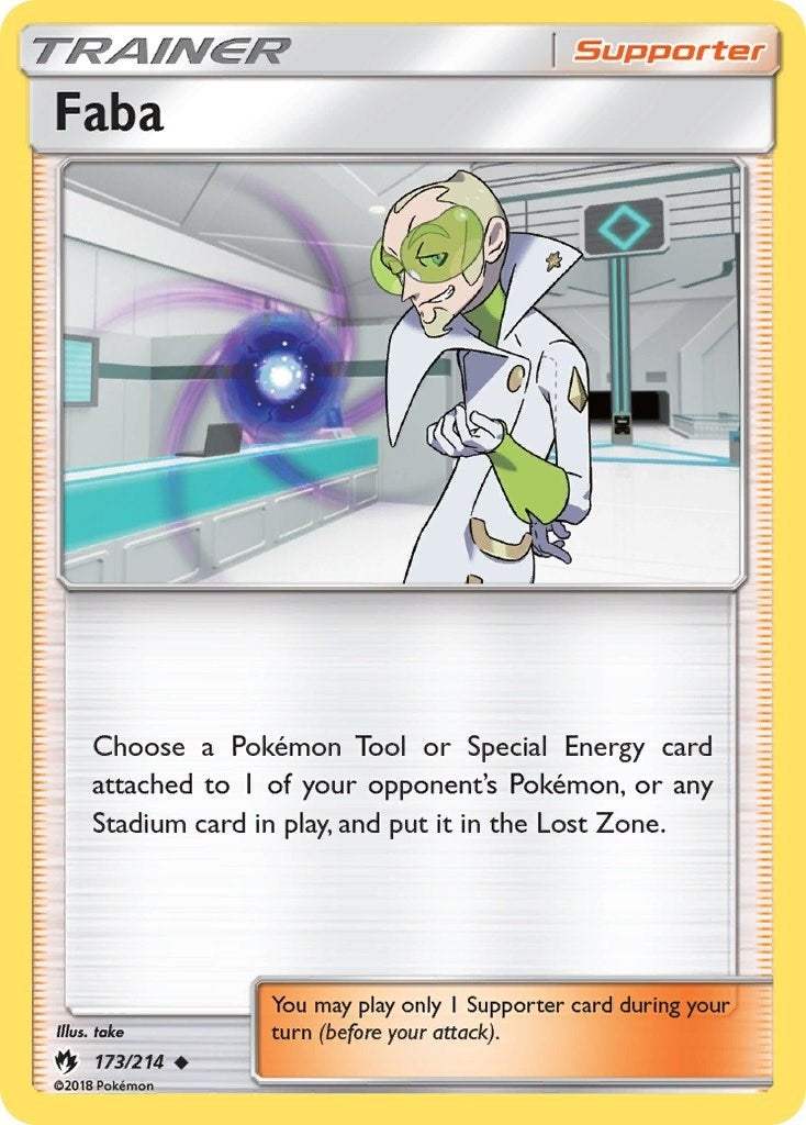 Image for Faba (173/214) (SM - Lost Thunder) (SM8) - Pokemon