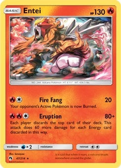 Image for Entei - 47/214 (SM Lost Thunder) (047/214) (Deck Exclusives) (PR) - Pokemon
