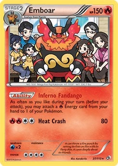 Image for Emboar - 27/113 (Legendary Treasures) (027/113) (Deck Exclusives) (PR) - Pokemon