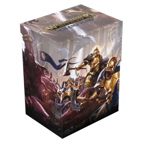Image for Warhammer: Age of Sigmar - Champions Deck Case - Divine Blast (Holds 80+) - Deck Boxes