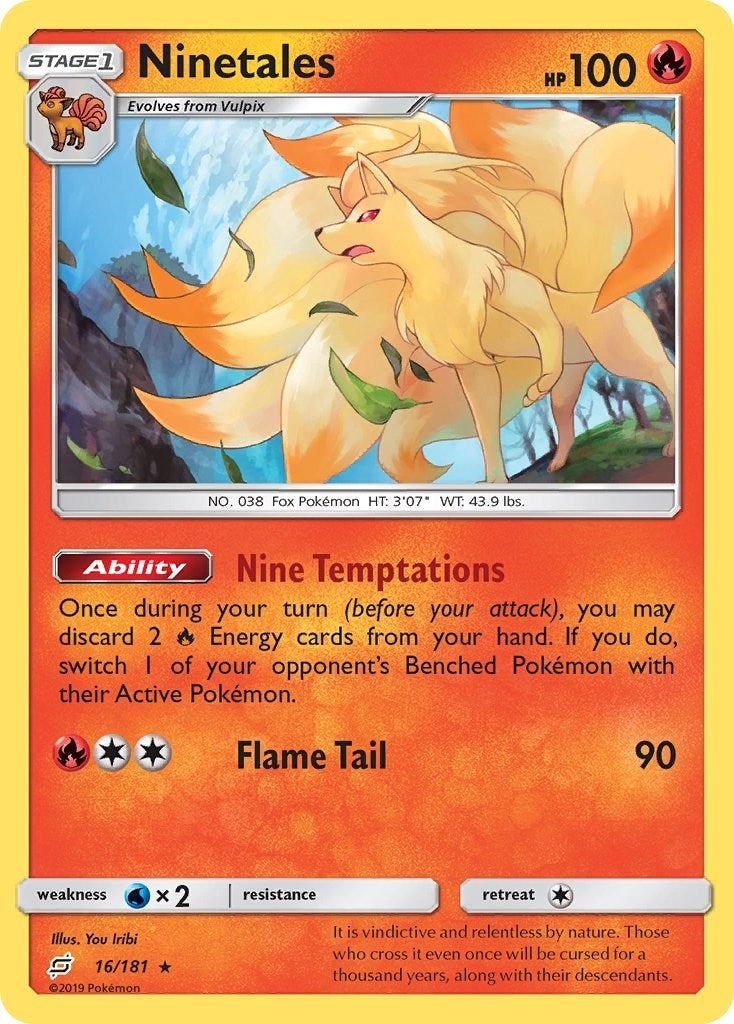 Image for Ninetales (16/181) (SM - Team Up) (SM9) - Pokemon