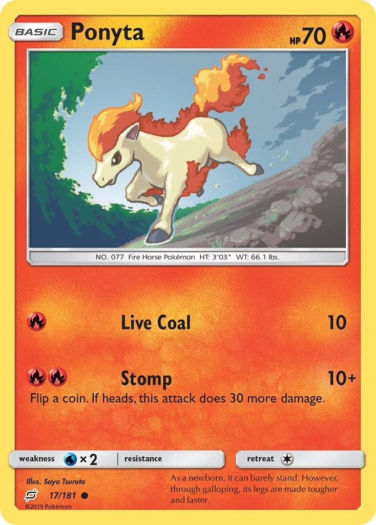Image for Ponyta (17/181) (SM - Team Up) (SM9) - Pokemon