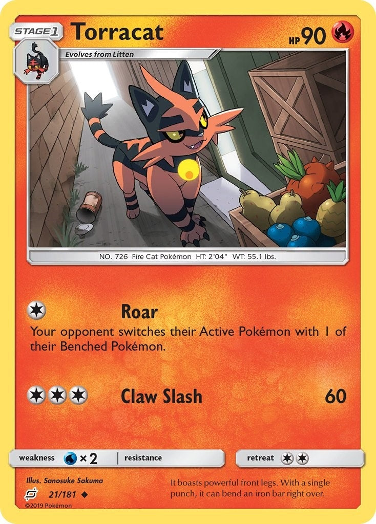 Image for Torracat (21/181) (SM - Team Up) (SM9) - Pokemon