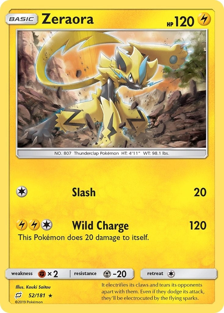 Image for Zeraora (52/181) (SM - Team Up) (SM9) - Pokemon