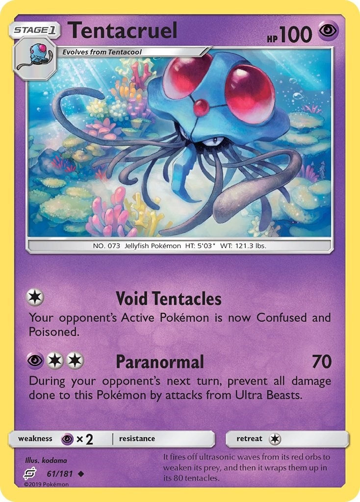 Image for Tentacruel (61/181) (SM - Team Up) (SM9) - Pokemon