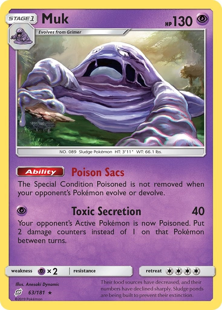 Image for Muk (63/181) (SM - Team Up) (SM9) - Pokemon
