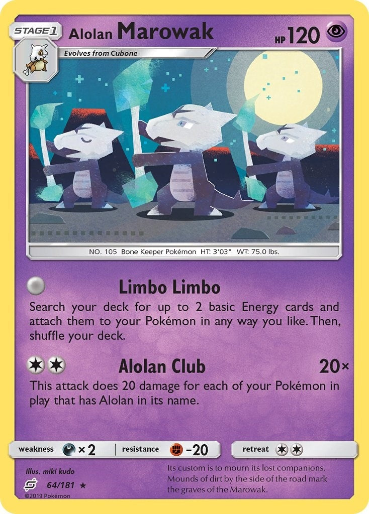 Image for Alolan Marowak (64/181) (SM - Team Up) (SM9) - Pokemon