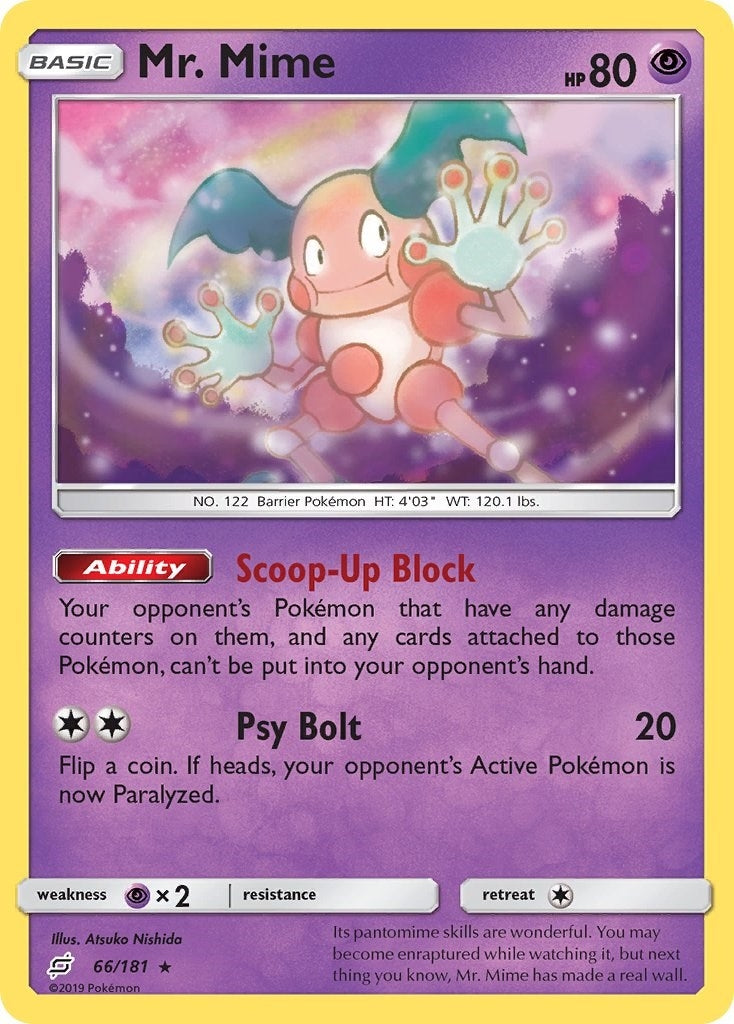 Image for Mr. Mime (66/181) (SM - Team Up) (SM9) - Pokemon