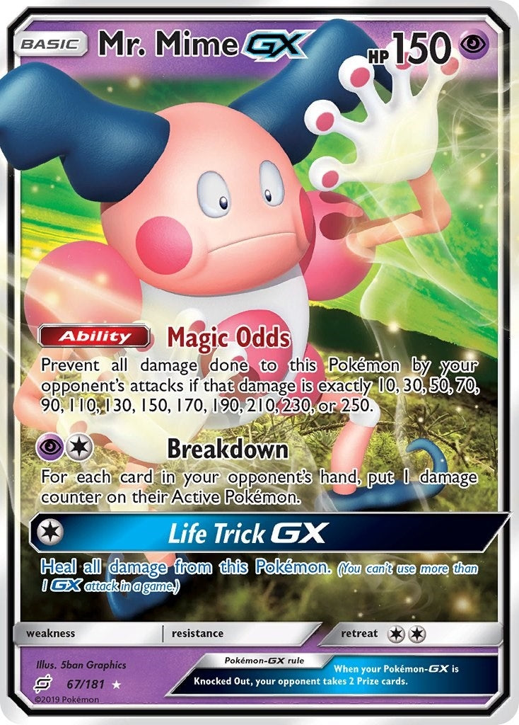 Image for Mr. Mime GX (67/181) (SM - Team Up) (SM9) - Pokemon