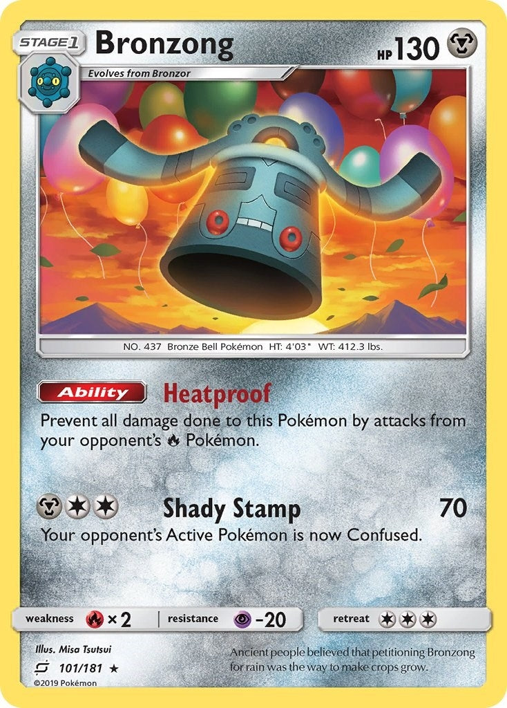 Image for Bronzong (101/181) (SM - Team Up) (SM9) - Pokemon