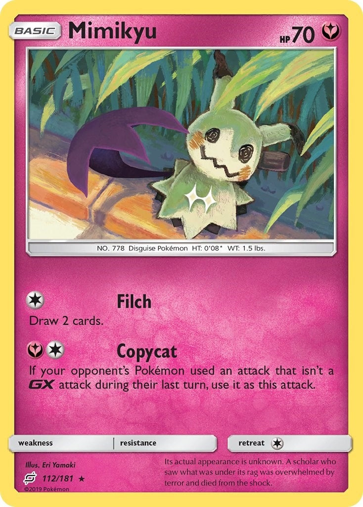 Image for Mimikyu (112/181) (SM - Team Up) (SM9) - Pokemon