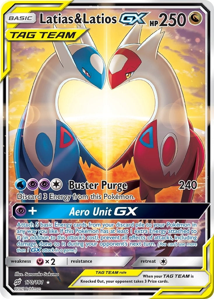 Image for Latias & Latios GX (Alternate Full Art) (170/181) (SM - Team Up) (SM9) - Pokemon
