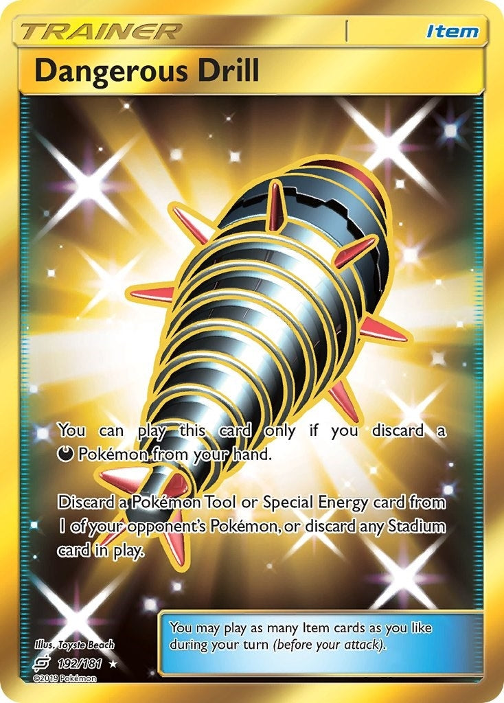 Image for Dangerous Drill (Secret) (192/181) (SM - Team Up) (SM9) - Pokemon
