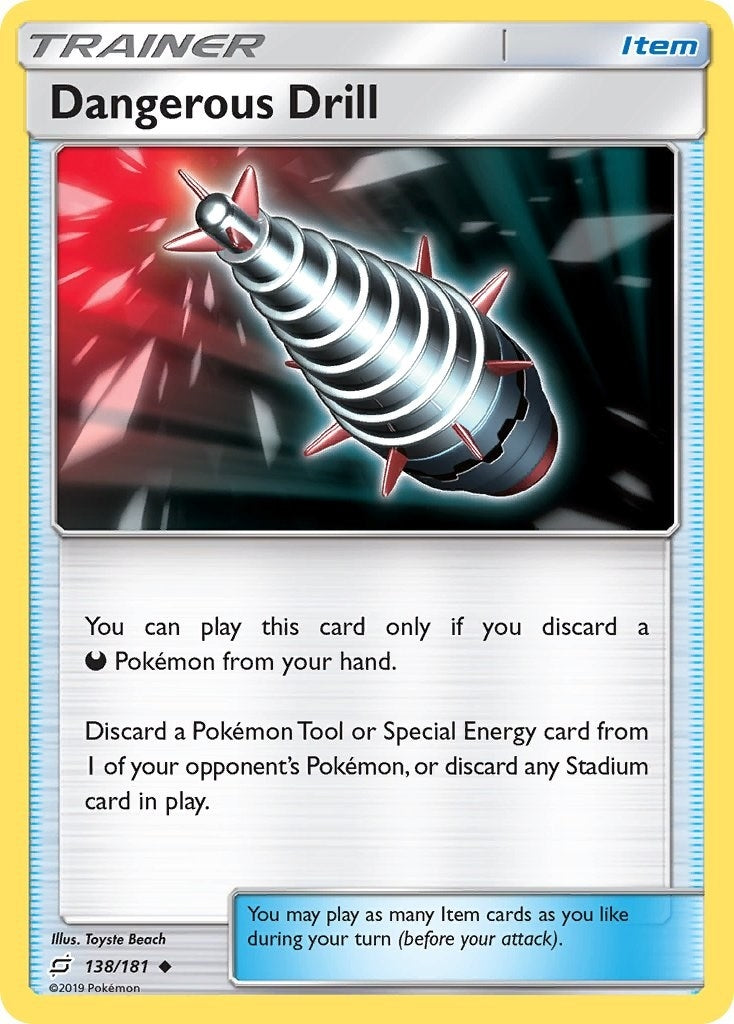 Image for Dangerous Drill (138/181) (SM - Team Up) (SM9) - Pokemon