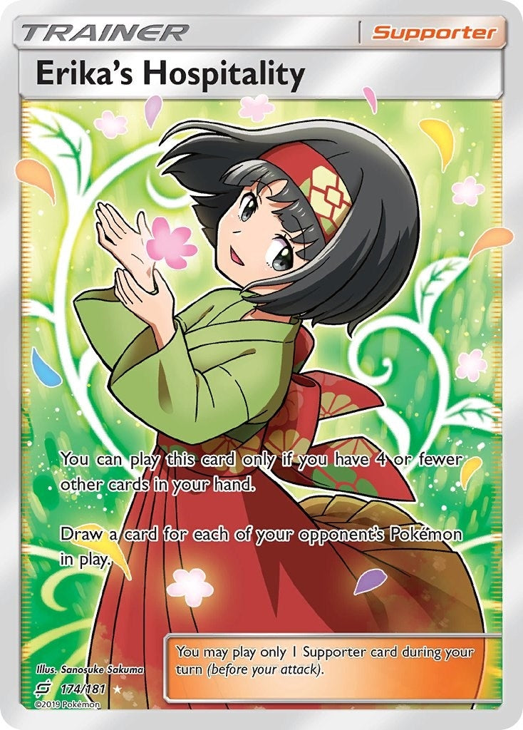 Image for Erika's Hospitality (Full Art) (174/181) (SM - Team Up) (SM9) - Pokemon