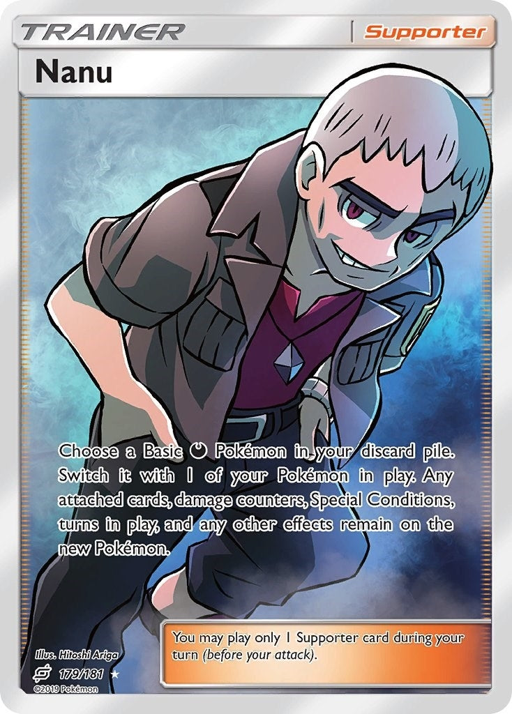 Image for Nanu (Full Art) (179/181) (SM - Team Up) (SM9) - Pokemon