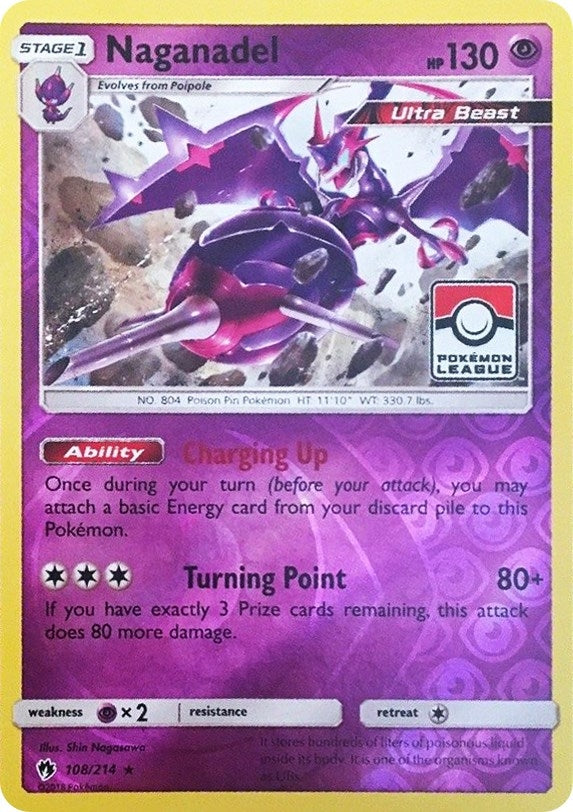 Image for Naganadel - 108/214 (Pokemon League) (108/214) (League & Championship Cards) (PR) - Pokemon