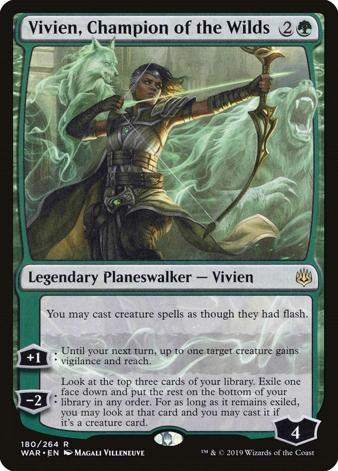Vivien, Champion of the Wilds (180) (War of the Spark)