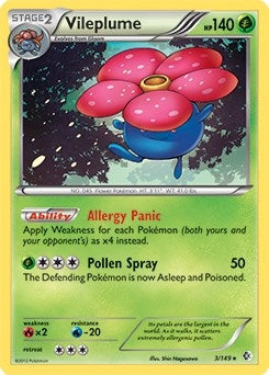 Image for Vileplume - 3/149 (BW Boundaries Crossed) (003/149) (Deck Exclusives) (PR) - Pokemon
