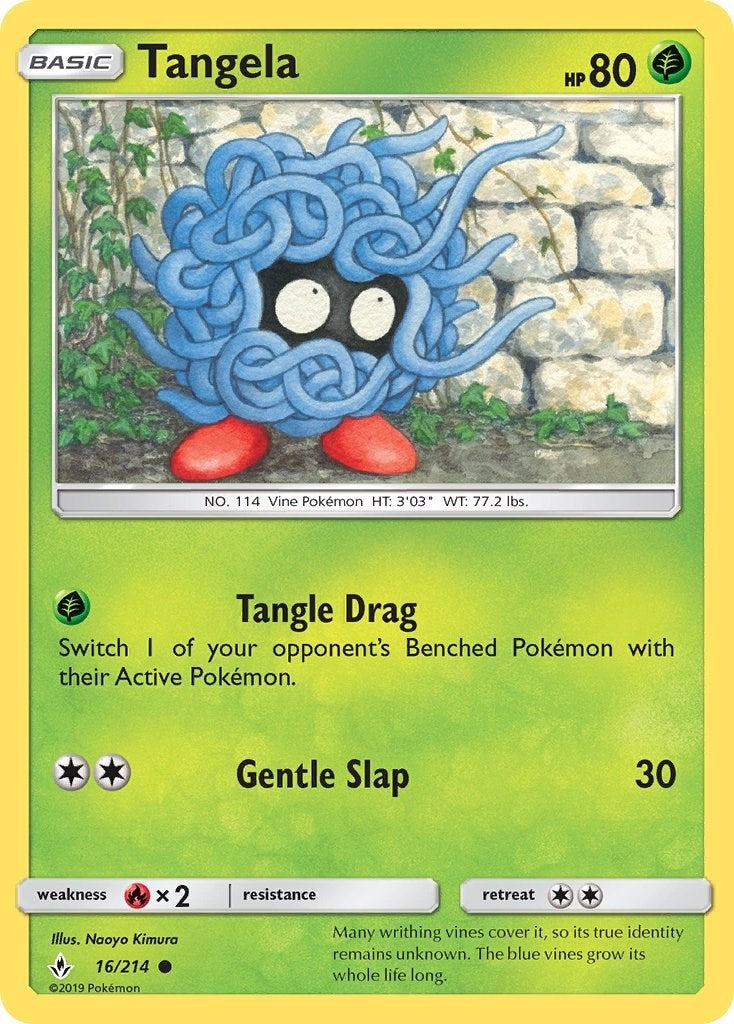 Image for Tangela (16/214) (SM - Unbroken Bonds) (SM10) - Pokemon