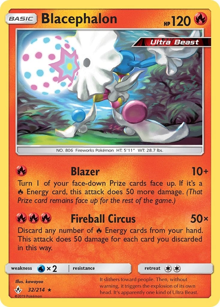 Image for Blacephalon (32/214) (SM - Unbroken Bonds) (SM10) - Pokemon