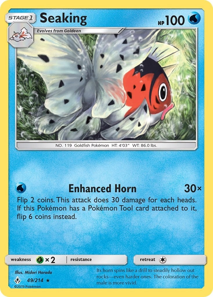 Image for Seaking (49/214) (SM - Unbroken Bonds) (SM10) - Pokemon