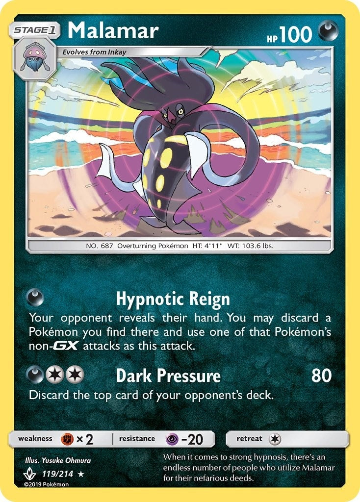 Image for Malamar (119/214) (SM - Unbroken Bonds) (SM10) - Pokemon