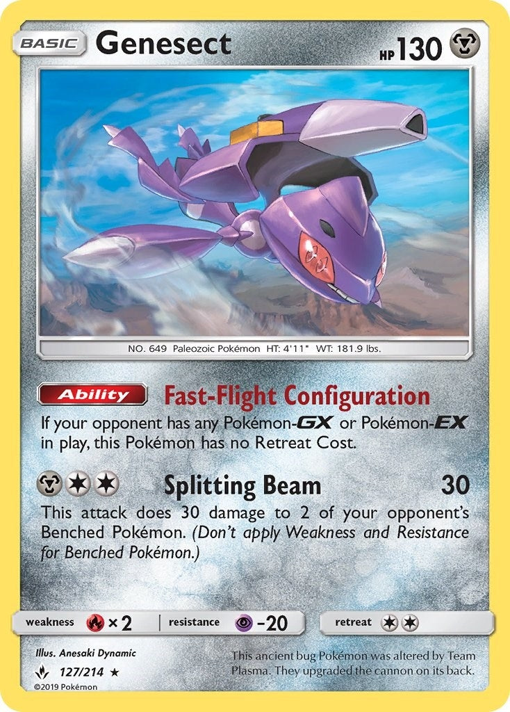 Image for Genesect (127/214) (SM - Unbroken Bonds) (SM10) - Pokemon