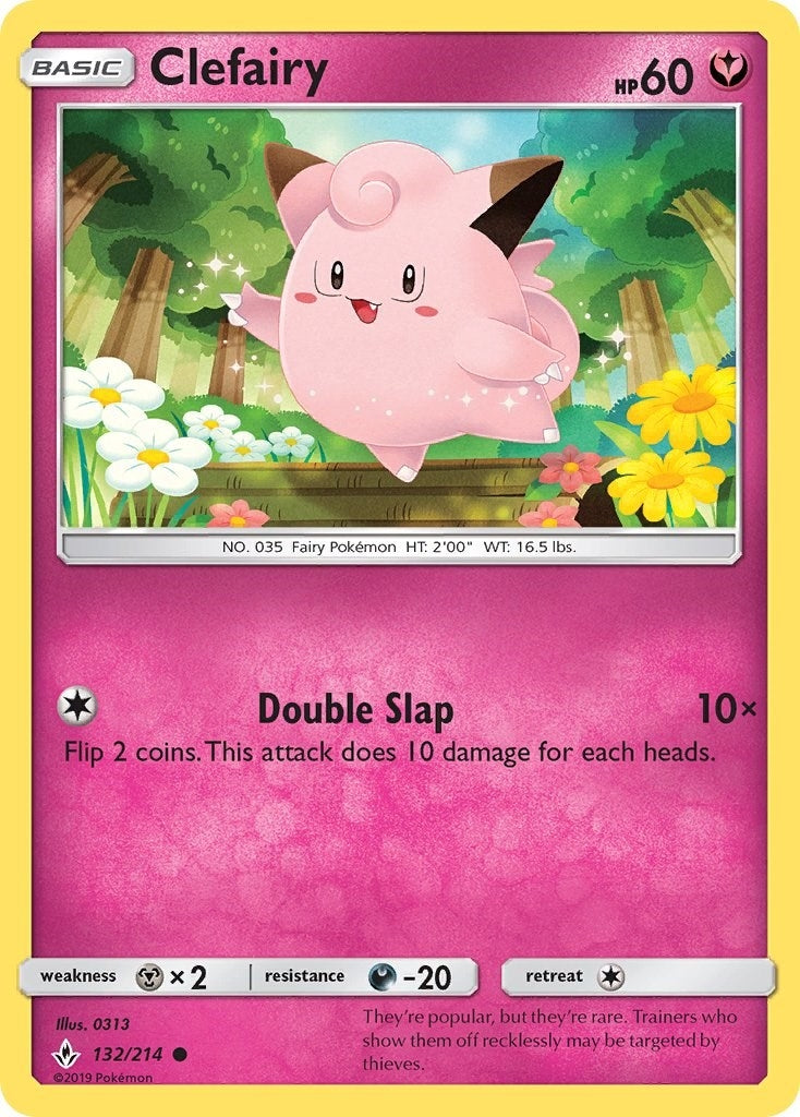 Image for Clefairy (132/214) (SM - Unbroken Bonds) (SM10) - Pokemon