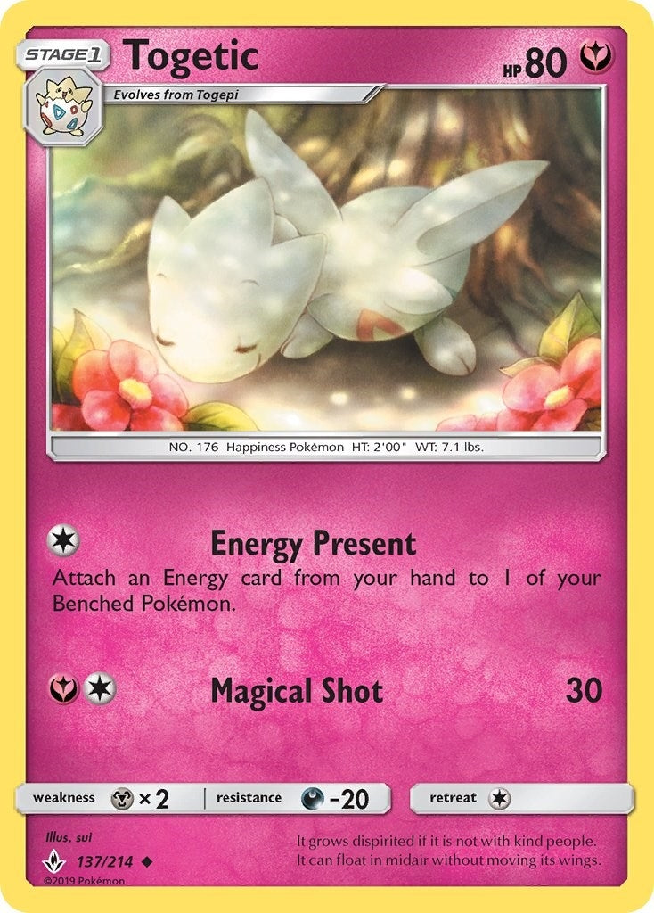 Image for Togetic (137/214) (SM - Unbroken Bonds) (SM10) - Pokemon