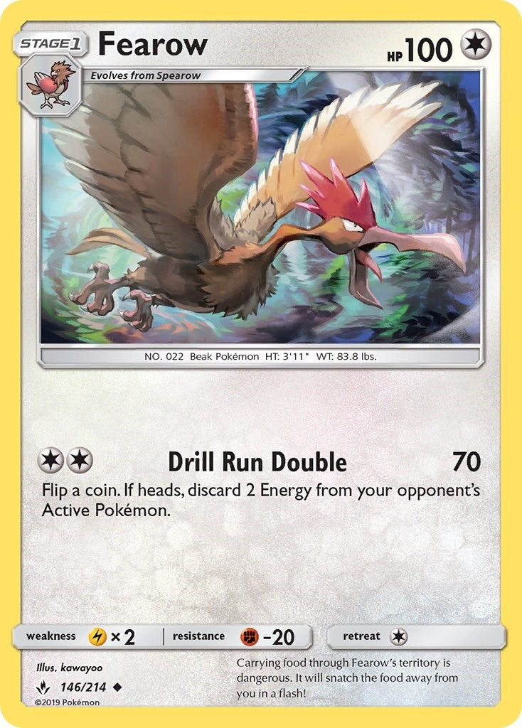 Image for Fearow (146/214) (SM - Unbroken Bonds) (SM10) - Pokemon