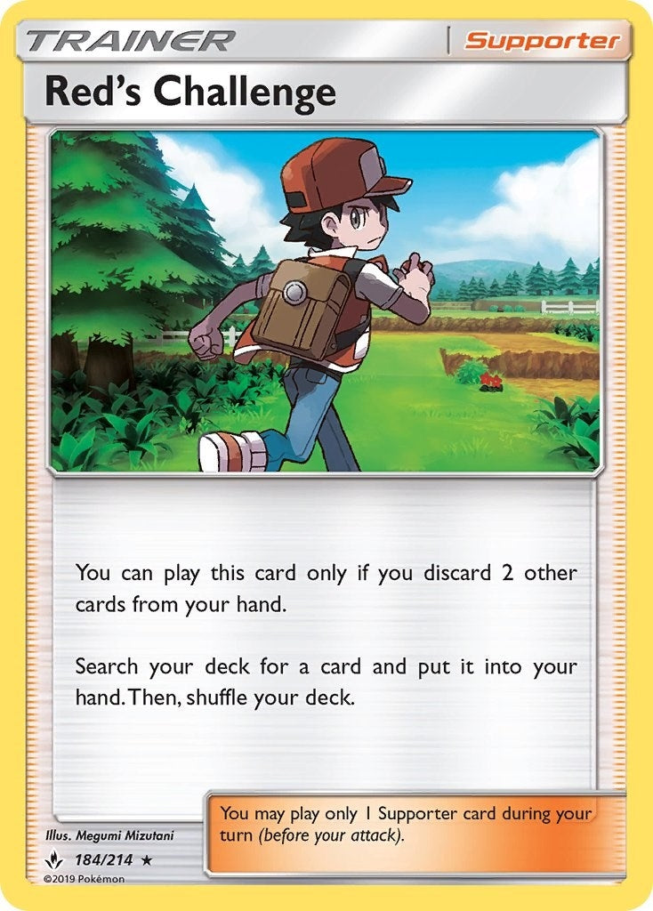 Image for Red's Challenge (184/214) (SM - Unbroken Bonds) (SM10) - Pokemon
