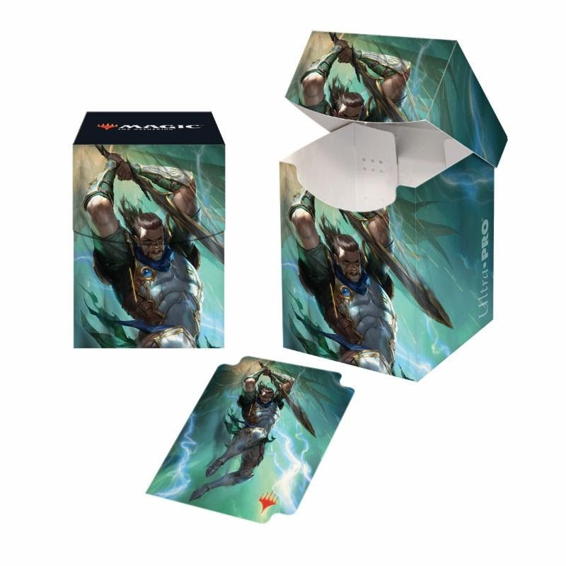 Image for War of the Spark PRO-100+ Deck Box, Gideon Blackblade for Magic - Deck Boxes