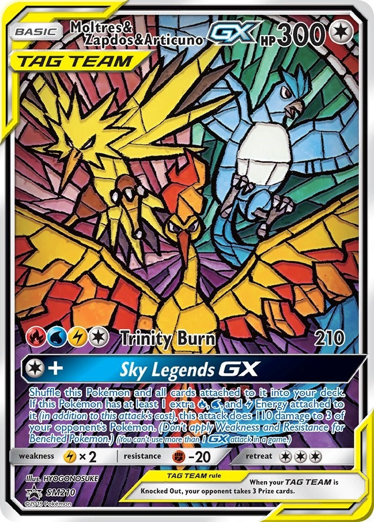 Image for Moltres & Zapdos & Articuno GX (SM210) (SM Promos) (SMP) - Pokemon
