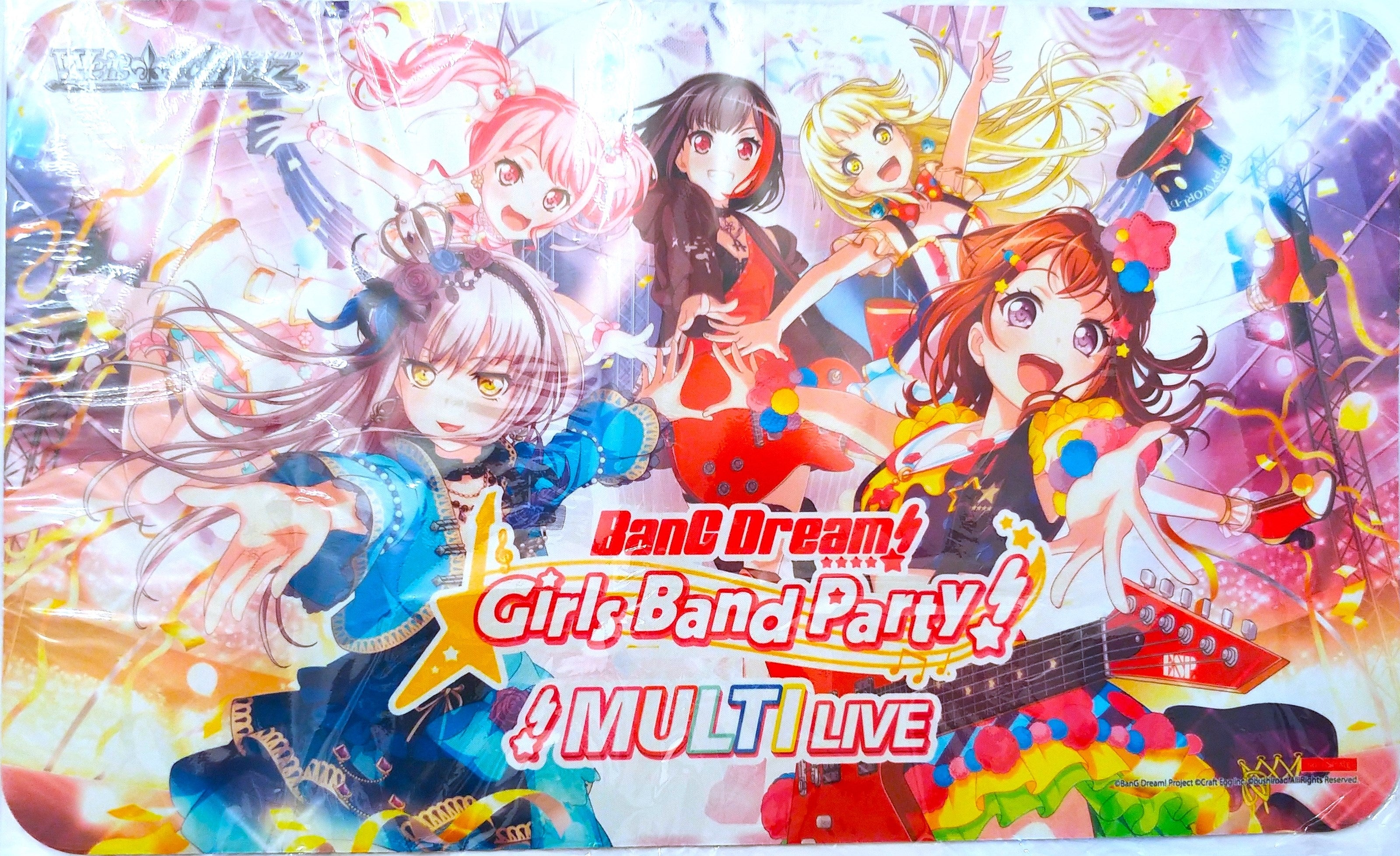 Image for Weiss Schwarz Preorder Playmat - BanG Dream! Girls Band Party! MULTI LIVE - Playmats