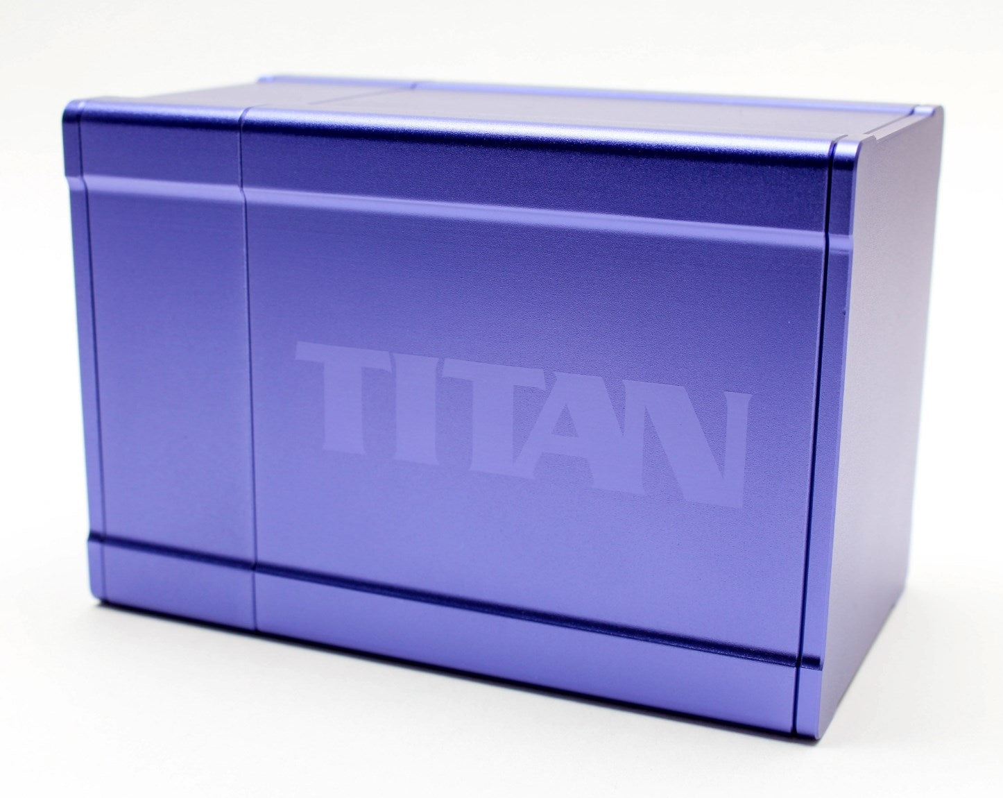 Image for TITAN Deck Box - Solid Purple - Deck Boxes