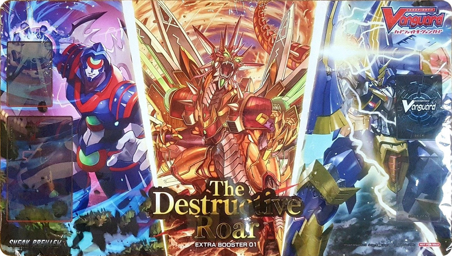 Image for Cardfight!! Vanguard Sneak Preview Playmat: Extra Booster V-EB01 The Destructive Roar - Playmats
