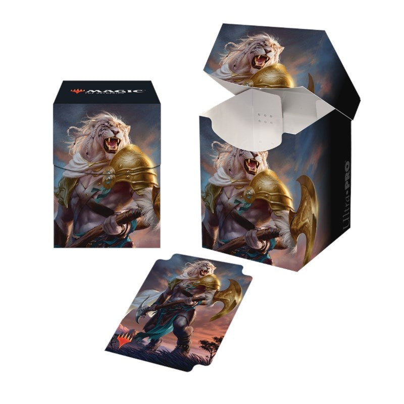 Image for Core Set 2020 PRO-100+ Deck Box V1 - Ajani, Strength of the Pride - Deck Boxes