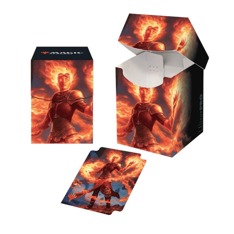 Image for Core Set 2020 PRO-100+ Deck Box V4 - Chandra, Awakened Inferno - Deck Boxes