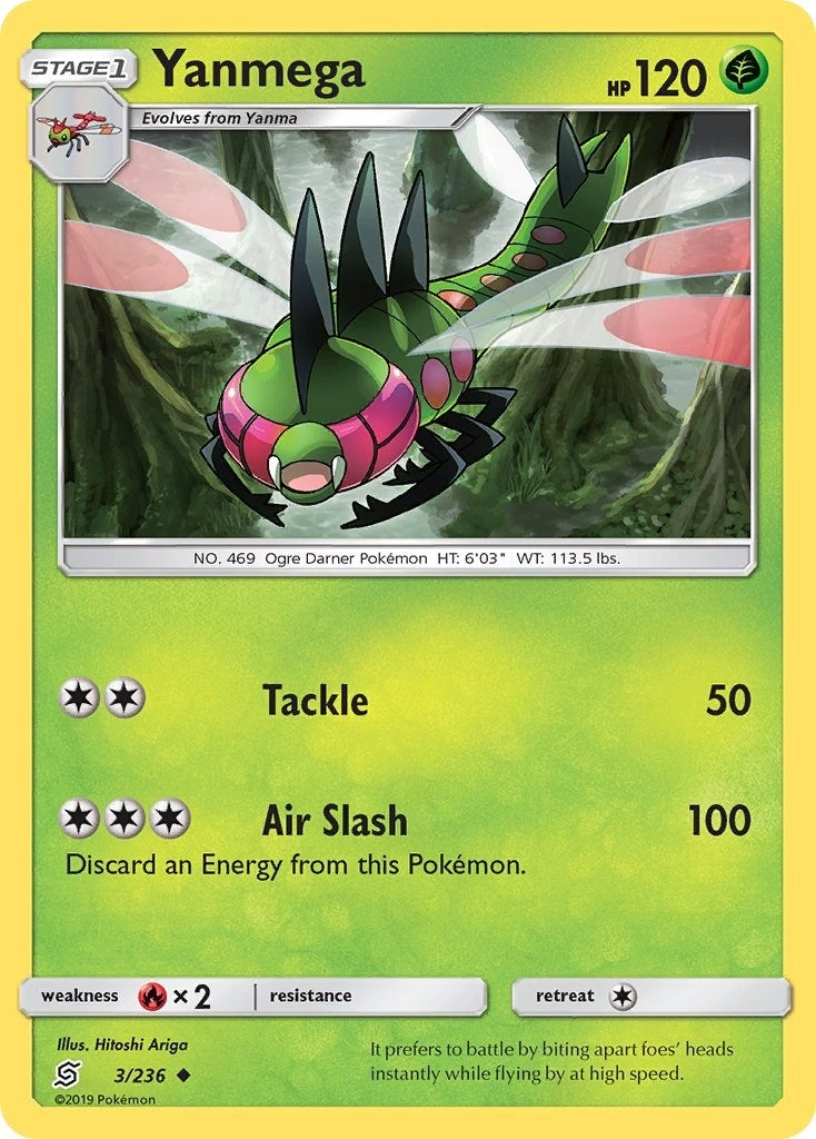 Image for Yanmega (3/236) (SM - Unified Minds) (SM11) - Pokemon
