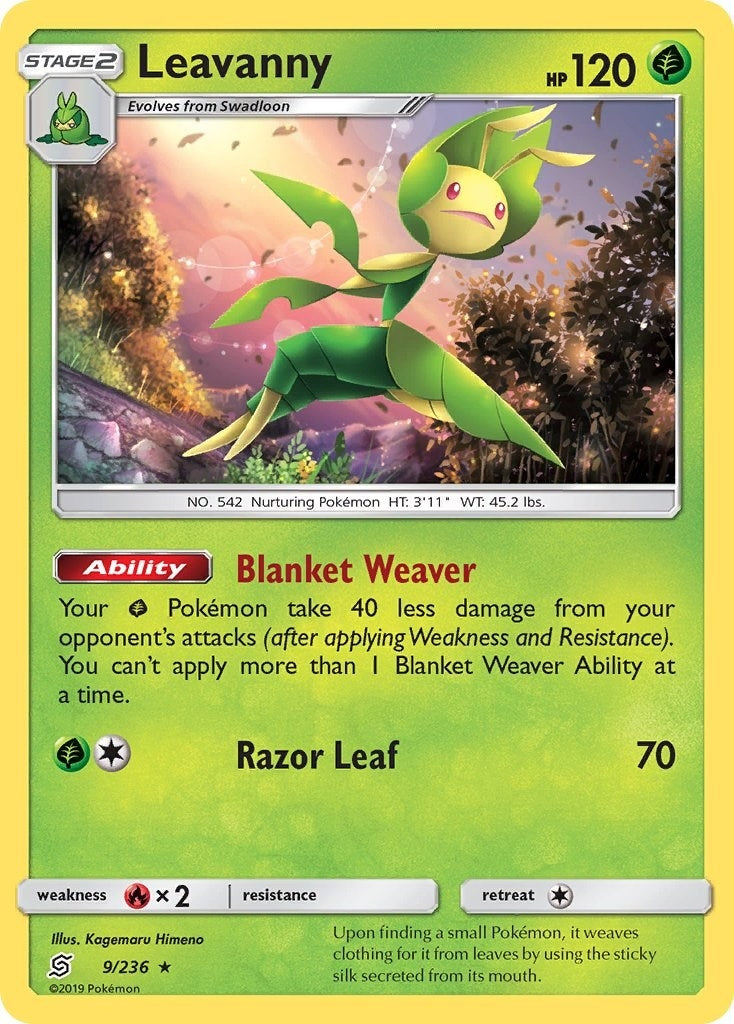 Image for Leavanny (9/236) (SM - Unified Minds) (SM11) - Pokemon