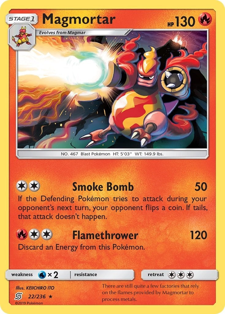 Image for Magmortar (22/236) (SM - Unified Minds) (SM11) - Pokemon