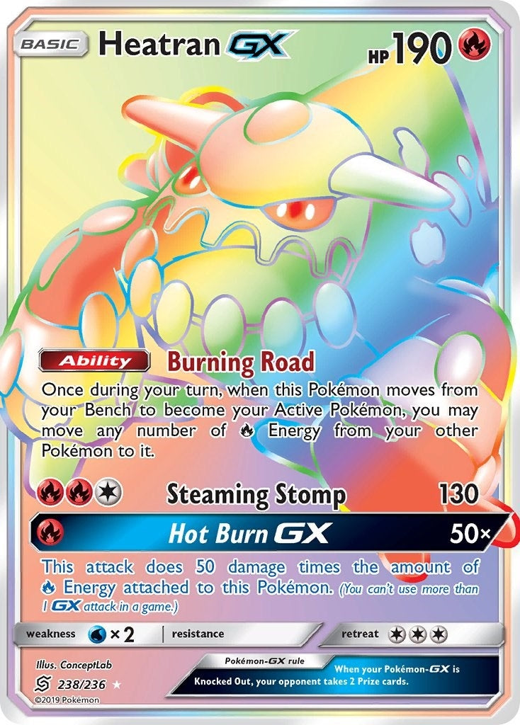 Image for Heatran GX (Secret) (238/236) (SM - Unified Minds) (SM11) - Pokemon