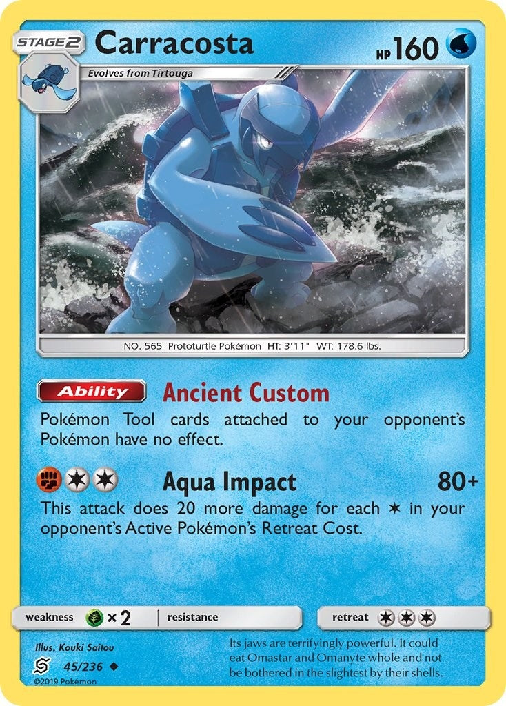 Image for Carracosta (45/236) (SM - Unified Minds) (SM11) - Pokemon