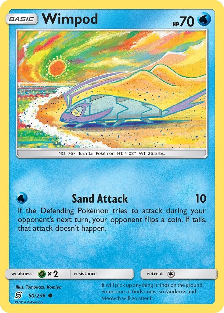 Image for Wimpod (50/236) (SM - Unified Minds) (SM11) - Pokemon