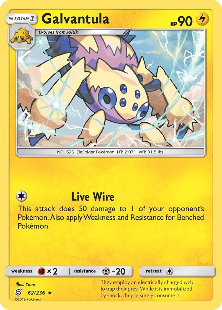Image for Galvantula (62/236) (SM - Unified Minds) (SM11) - Pokemon