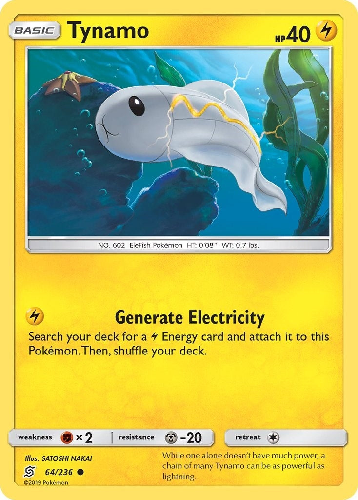 Image for Tynamo (64) (64/236) (SM - Unified Minds) (SM11) - Pokemon