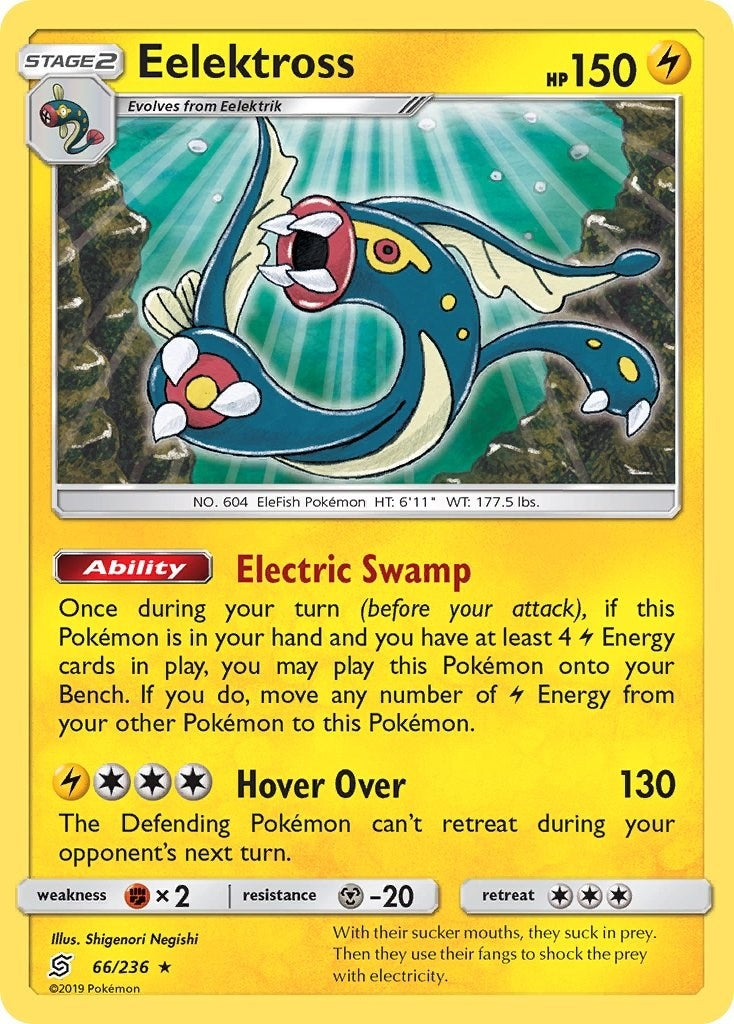 Image for Eelektross (66/236) (SM - Unified Minds) (SM11) - Pokemon